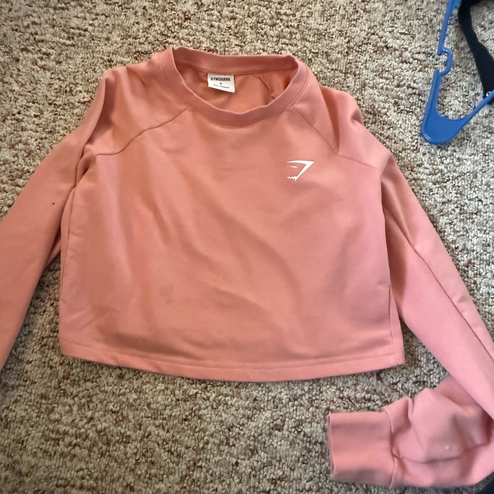 Gymshark Dusty Rose Cropped Crew Sweatshirt